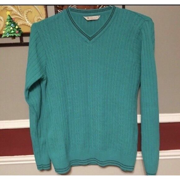 Redpol Vintage green wool sweater size Large - Picture 1 of 6